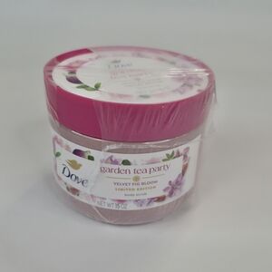 Dove Beauty Garden Tea Party Body Scrub Velvet Fig Bloom Limited Edition